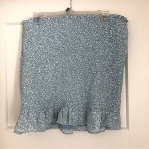 Abercrombie smocked mini skirt